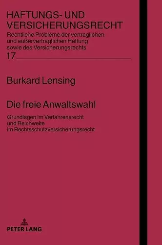 Die freie Anwaltswahl cover