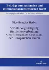 Soziale Verguenstigung fuer nichterwerbstaetige Unionsbuerger als Grundsatz der Europaeischen Union cover