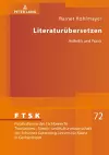 Literaturuebersetzen cover