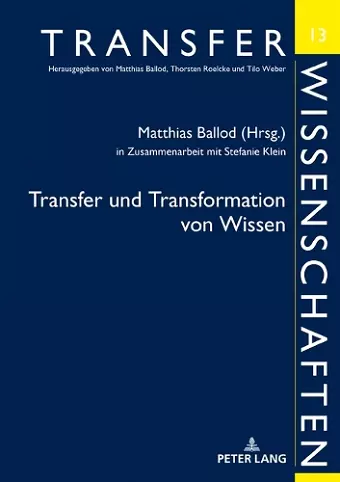 Transfer Und Transformation Von Wissen cover