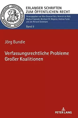 Verfassungsrechtliche Probleme Gro�er Koalitionen cover