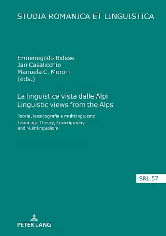 La linguistica vista dalle Alpi Linguistic views from the Alps cover