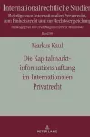 Die Kapitalmarktinformationshaftung Im Internationalen Privatrecht cover