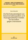 Die Rechtsbestaendigkeit Von Steuerverwaltungsakten Und Finanzgerichtlichen Urteilen Bei Verstoeßen Gegen Unionsrecht cover