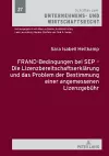 FRAND-Bedingungen bei SEP - Die Lizenzbereitschaftserklaerung und das Problem der Bestimmung einer angemessenen Lizenzgebuehr cover