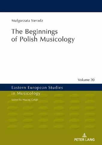 The Beginnings of Polish Musicology cover