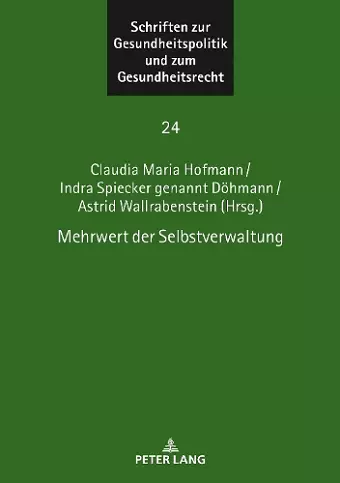 Mehrwert Der Selbstverwaltung cover