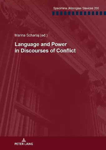 Language and Power in Discourses of Conflict cover