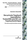 Das private Tagebuch Jugendlicher cover