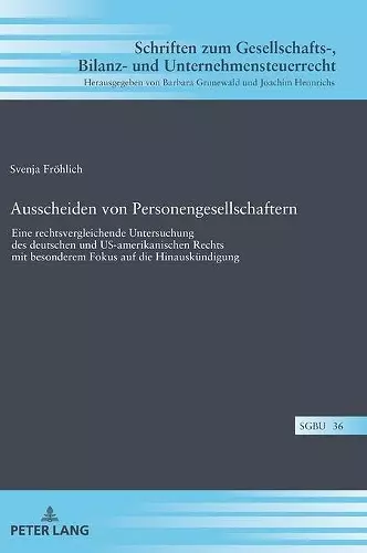 Ausscheiden von Personengesellschaftern cover