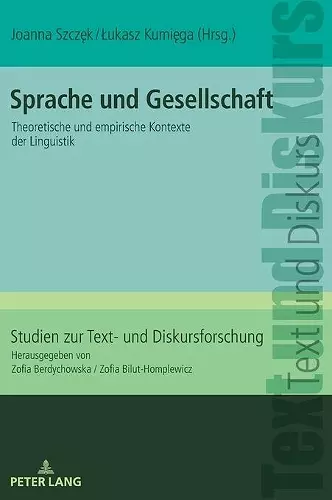 Sprache und Gesellschaft cover