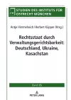 Rechtsstaat durch Verwaltungsgerichtsbarkeit cover