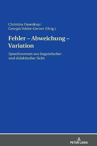 Fehler - Abweichung - Variation cover