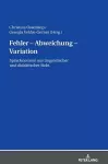 Fehler - Abweichung - Variation cover