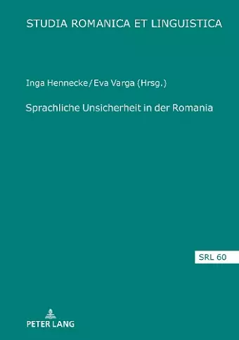 Sprachliche Unsicherheit in der Romania cover