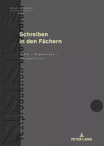 Schreiben in den Faechern cover