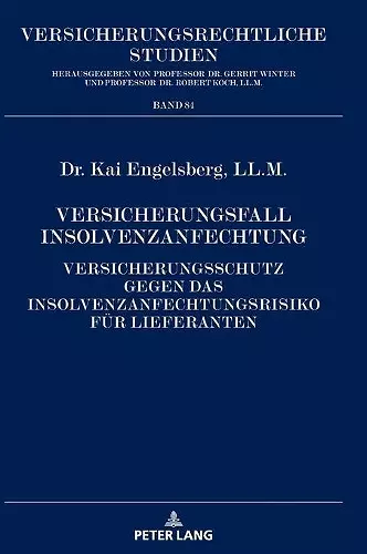 Versicherungsfall Insolvenzanfechtung cover