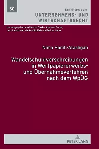 Wandelschuldverschreibungen in Wertpapiererwerbs- und Uebernahmeverfahren nach dem WpUeG cover