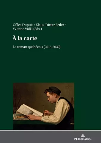 A la carte. cover