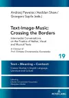 Text-Image-Music: Crossing the Borders cover