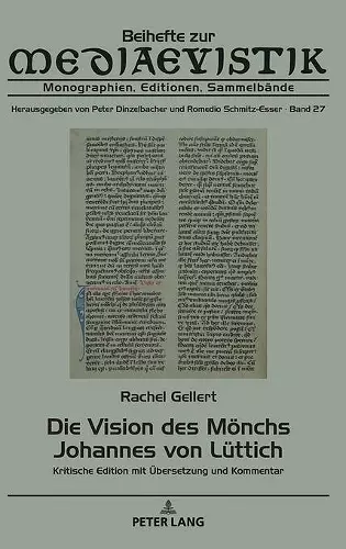 Die Vision des Moenchs Johannes von Luettich cover