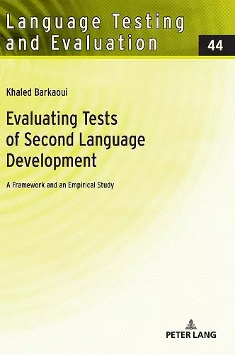 Evaluating Tests of Second Language Development cover