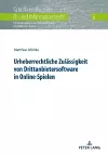 Urheberrechtliche Zulaessigkeit Von Drittanbietersoftware in Online-Spielen cover