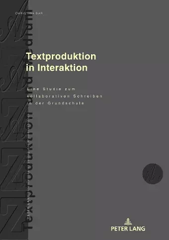 Textproduktion in Interaktion cover