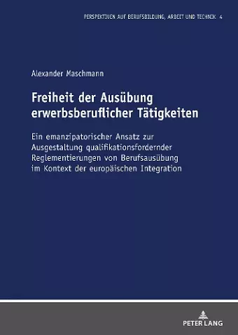 Freiheit der Ausuebung erwerbsberuflicher Taetigkeiten cover