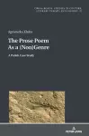 The Prose Poem As a (Non)Genre cover