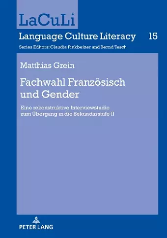 Fachwahl Franzoesisch und Gender cover