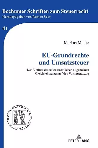 EU-Grundrechte und Umsatzsteuer cover