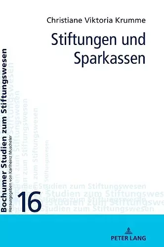 Stiftungen Und Sparkassen cover