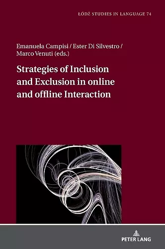 Strategies of Inclusion and Exclusion in online and offline Interaction cover