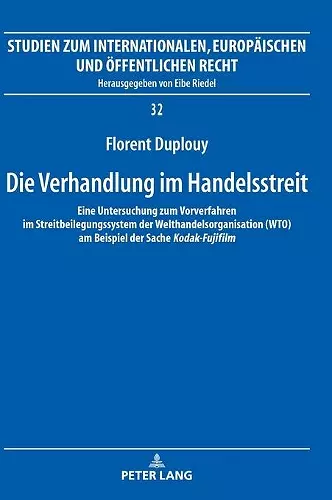 Die Verhandlung im Handelsstreit cover