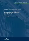 Linguistische Beitraege zur Slavistik cover