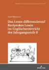 Das Lesen differenzieren? Reziprokes Lesen im Englischunterricht der Jahrgangsstufe 8 cover