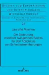 Die Bedeutung materiell zwingenden Rechts fuer den Abschluss von Schiedsvereinbarungen cover