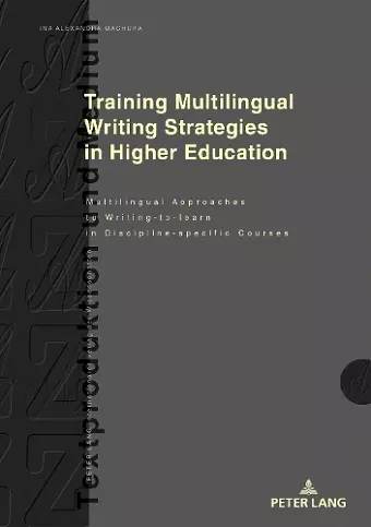 Training Multilingual Writing Strategies in Higher Education cover