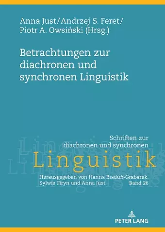 Betrachtungen zur diachronen und synchronen Linguistik cover