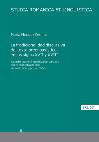 La Tradicionalidad Discursiva del Texto Preensayístico En Los Siglos XVII Y XVIII cover