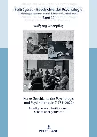 Kurze Geschichte der Psychologie und Psychotherapie (1783-2020) cover