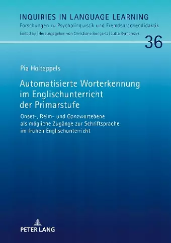 Automatisierte Worterkennung im Englischunterricht der Primarstufe cover