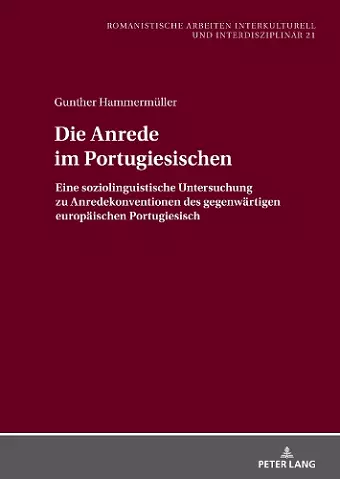 Die Anrede im Portugiesischen cover