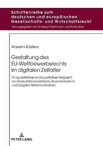 Gestaltung des EU-Wettbewerbsrechts im digitalen Zeitalter cover