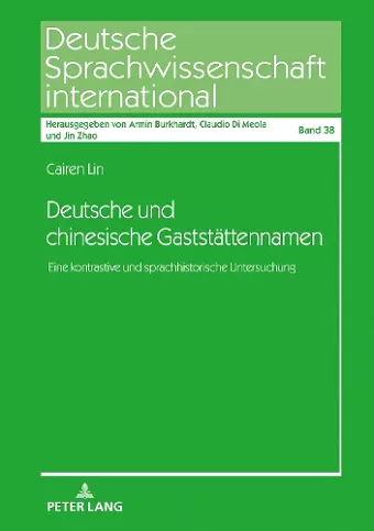 Deutsche und chinesische Gaststaettennamen cover