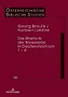 Die Rhetorik der Moserede in Deuteronomium 1 - 4 cover