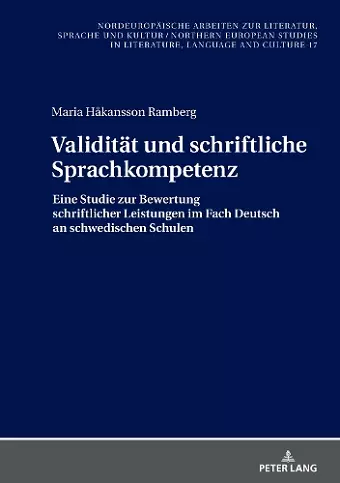 Validitaet und schriftliche Sprachkompetenz cover