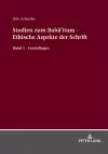 Studien Zum Bahā'ītum - Ethische Aspekte Der Schrift cover