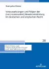 Voraussetzungen und Folgen der (vorprozessualen) Beweisvereitelung im deutschen und englischen Recht cover